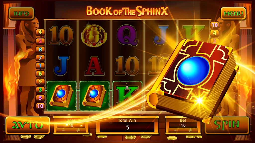 Book Of Sphinx Slot ภาพหน้าจอ 1