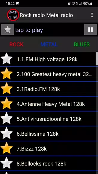 Rock + Metal radio スクリーンショット 1