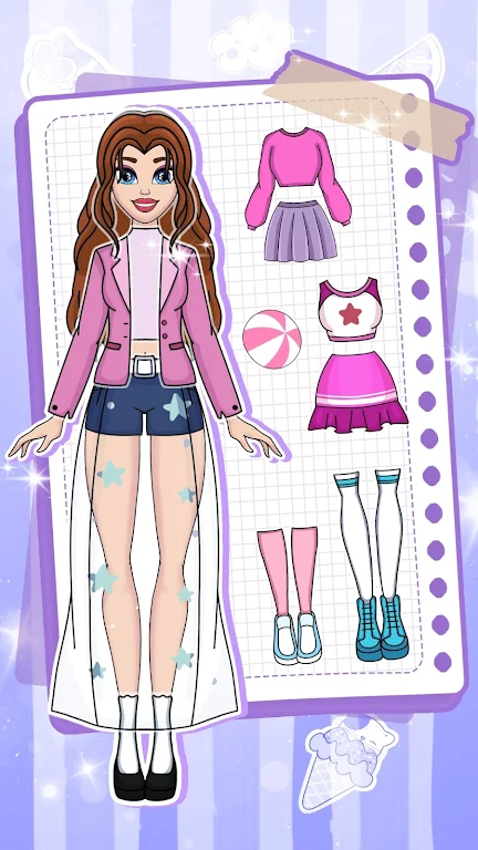 Paper Doll Dairy: Dress Up Скриншот 3