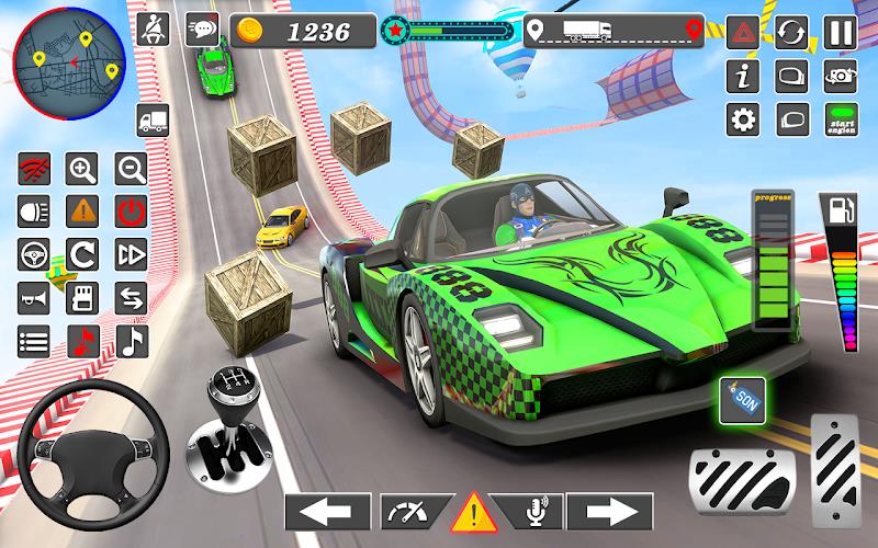 GT Car Stunt: Racing Game ภาพหน้าจอ 1