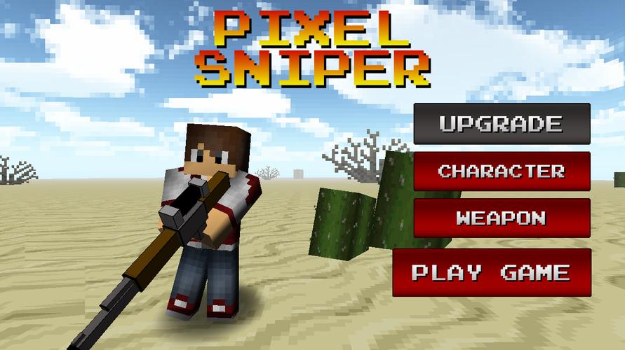 Pixel Sniper 3D Captura de tela 0