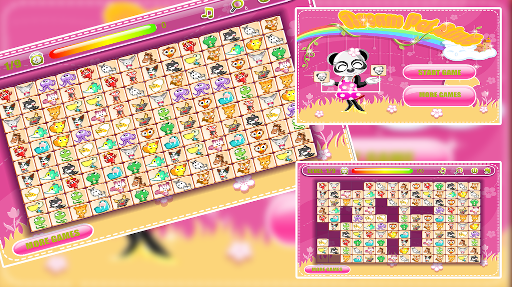 Dream Pet Link: Animal Mahjong Connect Schermafbeelding 3