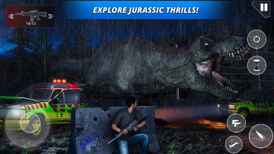 Jurassic Zoo Dinosaur Hunting Tangkapan skrin 0