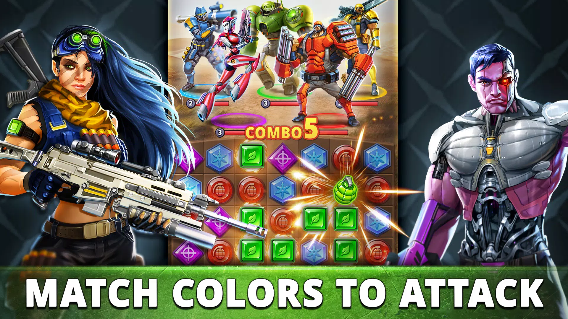 Puzzle Combat: Match-3 RPG应用截图第3张