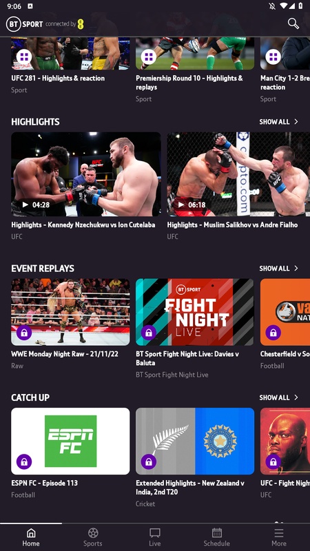 TNT Sports: News & Results Скриншот 1