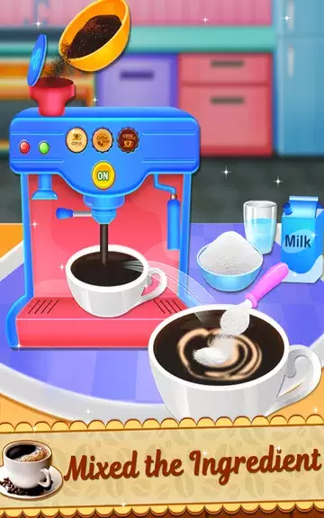 My Cafe - Coffee Maker Game Capture d'écran 2