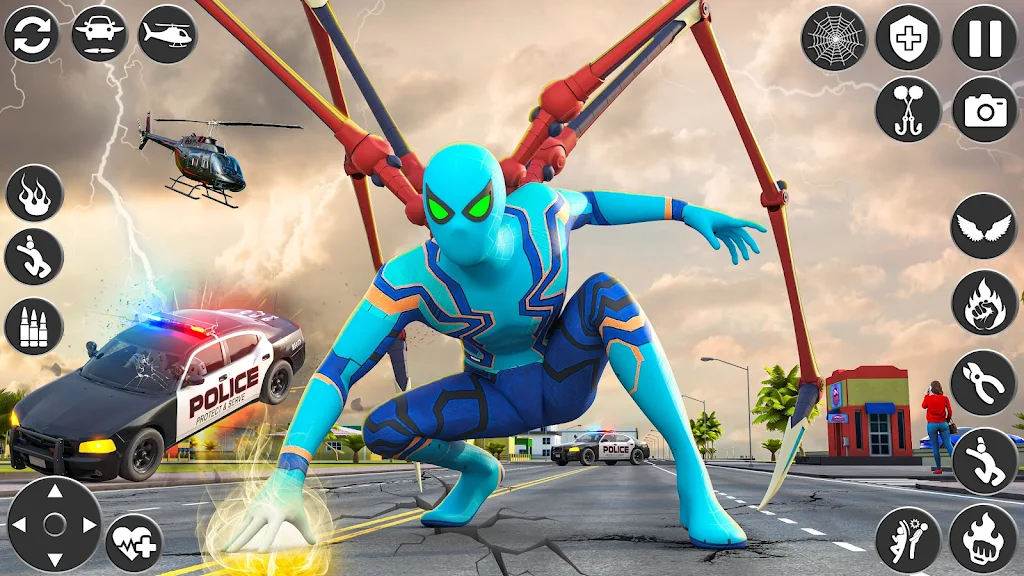 Rope Hero Game- Spider Game 3D應用截圖第2張