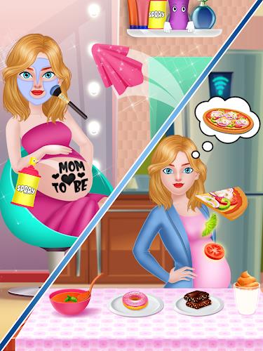 Mom & Newborn Baby Shower Game Capture d'écran 0