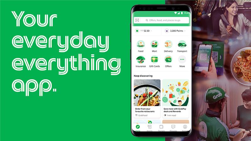 Grab - Taxi & Food Delivery ภาพหน้าจอ 0