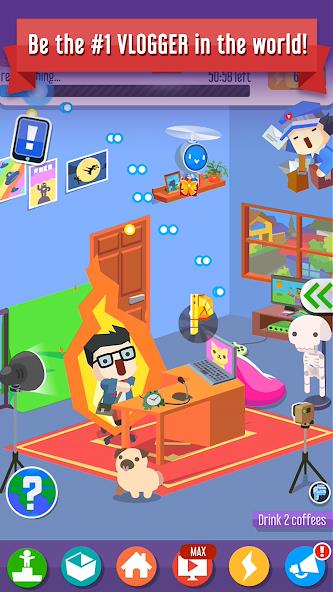 Vlogger Go Viral: Tuber Life Mod Ảnh chụp màn hình 3