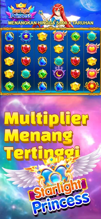 Starlight Princess Slot Demo ဖန်သားပြင်ဓာတ်ပုံ 2