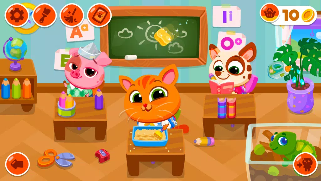 Bubbu School - My Virtual Pets ภาพหน้าจอ 0