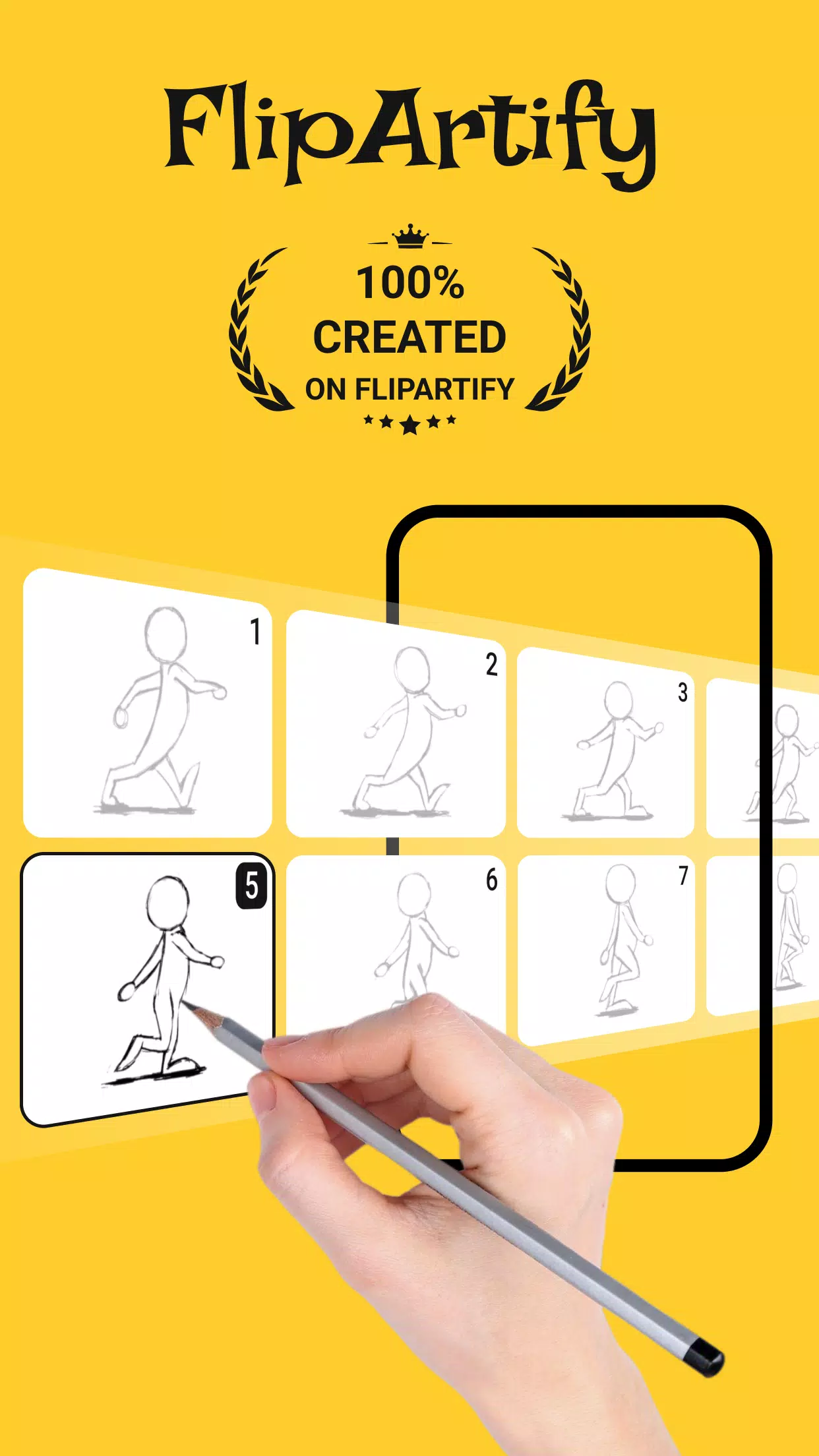 FlipArtify - 2D Draw Animation ဖန်သားပြင်ဓာတ်ပုံ 0