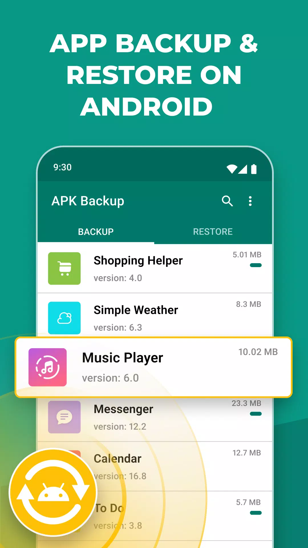 APK Backup应用截图第3张