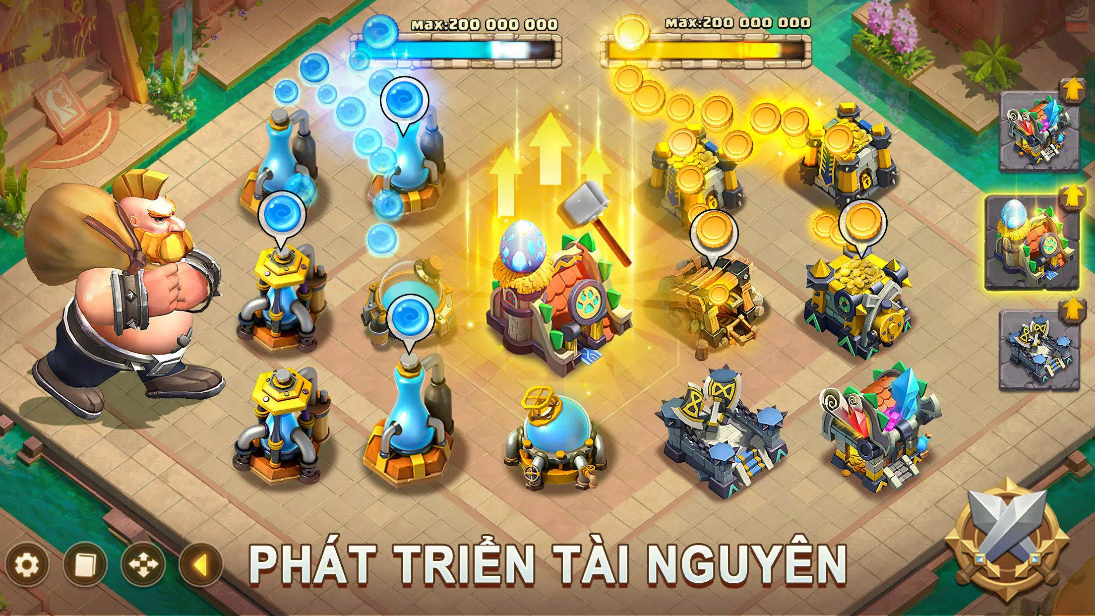 CastleClash:Quyết Chiến-Gamota Schermafbeelding 1