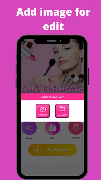 Beauty makeup Photo Editor Captura de pantalla 0