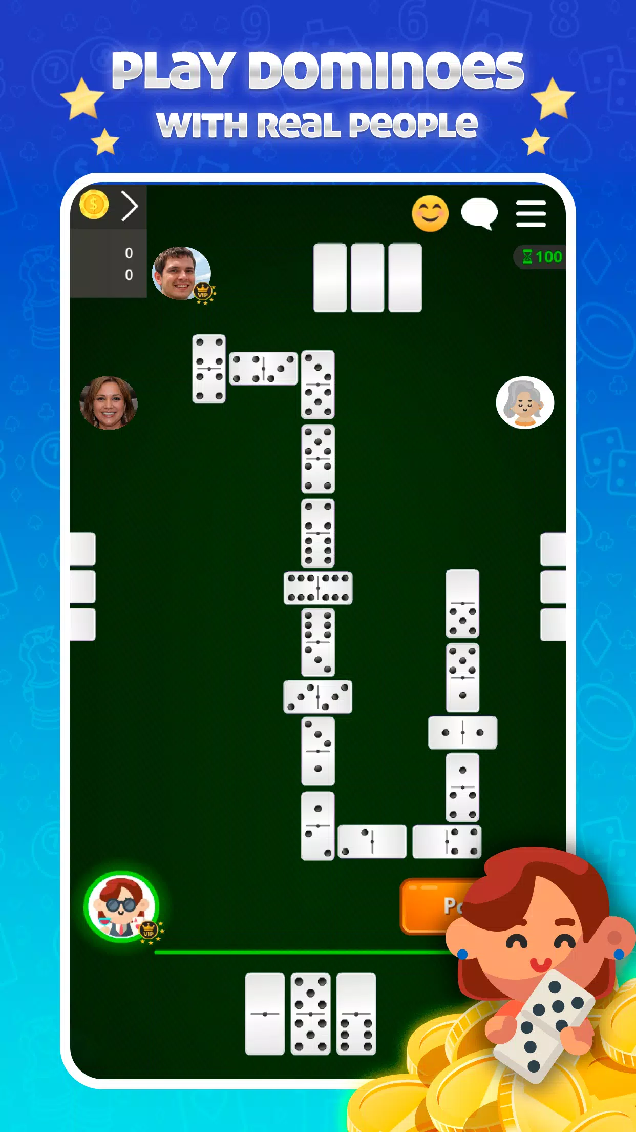 Dominoes Online - Classic Game スクリーンショット 0