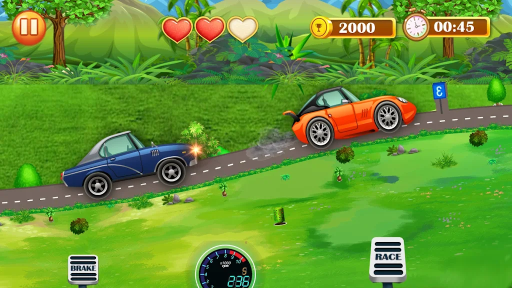 Hill Climb Car Racer-Car Game ဖန်သားပြင်ဓာတ်ပုံ 0