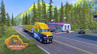 Truck Simulator : Trucker Game ဖန်သားပြင်ဓာတ်ပုံ 0