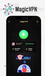 Magic VPN – VPN Fast & Secure ဖန်သားပြင်ဓာတ်ပုံ 2