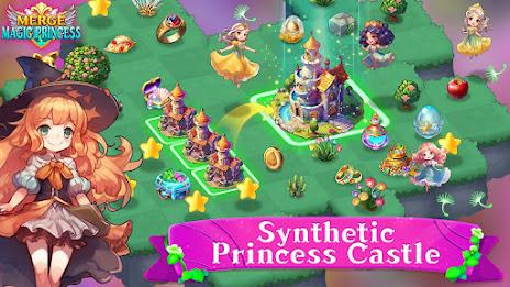 Schermata Merge Magic Princess: Tap Game 1