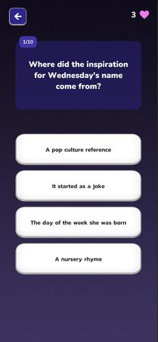 Wednesday Addams Trivia應用截圖第1張