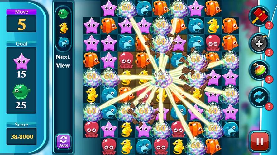 Ocean Match Puzzle Скриншот 0