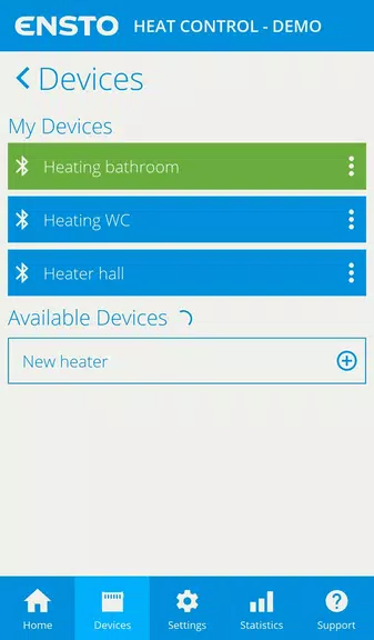 Ensto Heat Control App Tangkapan skrin 3