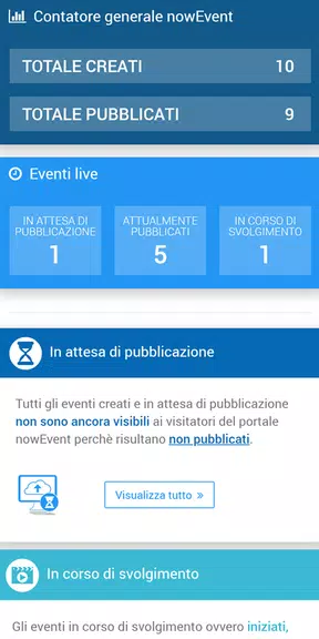 nowEvent - L’app a misura di evento Screenshot 1