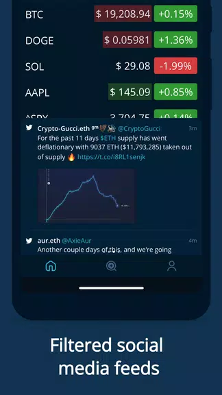 HODL Real-Time Crypto Tracker Schermafbeelding 2