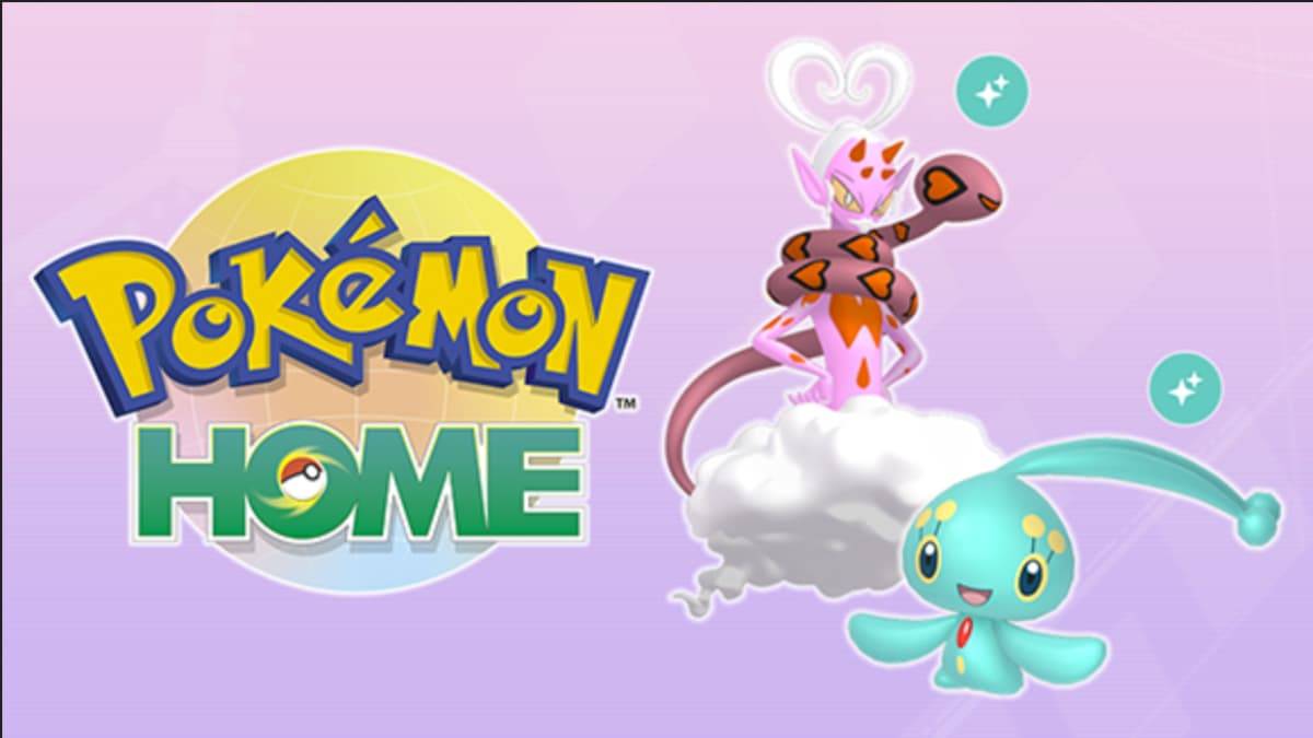 Pokémon Home ajoute des variantes brillantes de méloetta, de manaphy et d'enamorus