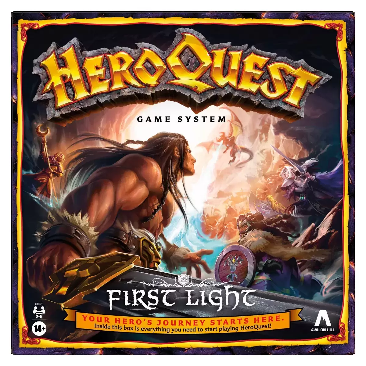 Permainan Papan Cahaya HeroQuest Pertama