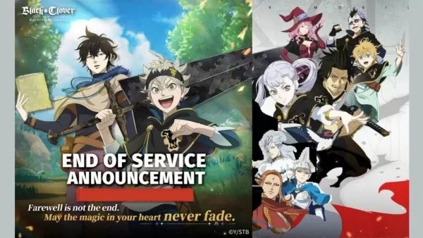 Black Clover M закроется по всему миру спустя два года работы