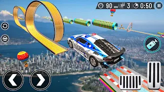 Car Games: Stunts Car Racing Captura de pantalla 2