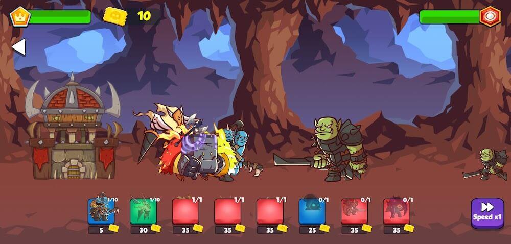 Heroes vs Monsters: Tower War應用截圖第3張