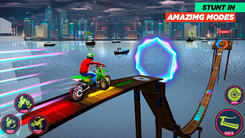 Bike Race 3D: Bike Stunt Games Captura de pantalla 2