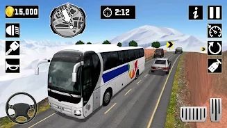 Indian Bus Driving Games Captura de pantalla 1