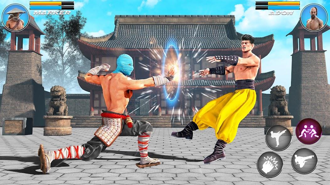 Kung Fu karate Game Offline 3D Mod スクリーンショット 0