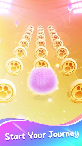 Fluffy Ball: Music Hop Game应用截图第3张