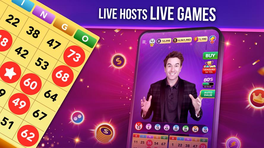 Live Play Bingo Ảnh chụp màn hình 1