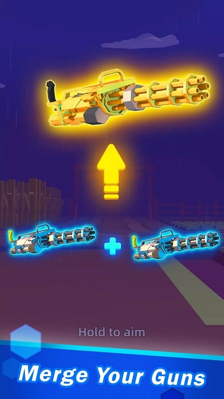 Merge Gun Idle Schermafbeelding 0
