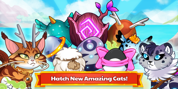 Castle Cats - Idle Hero RPG Ảnh chụp màn hình 1