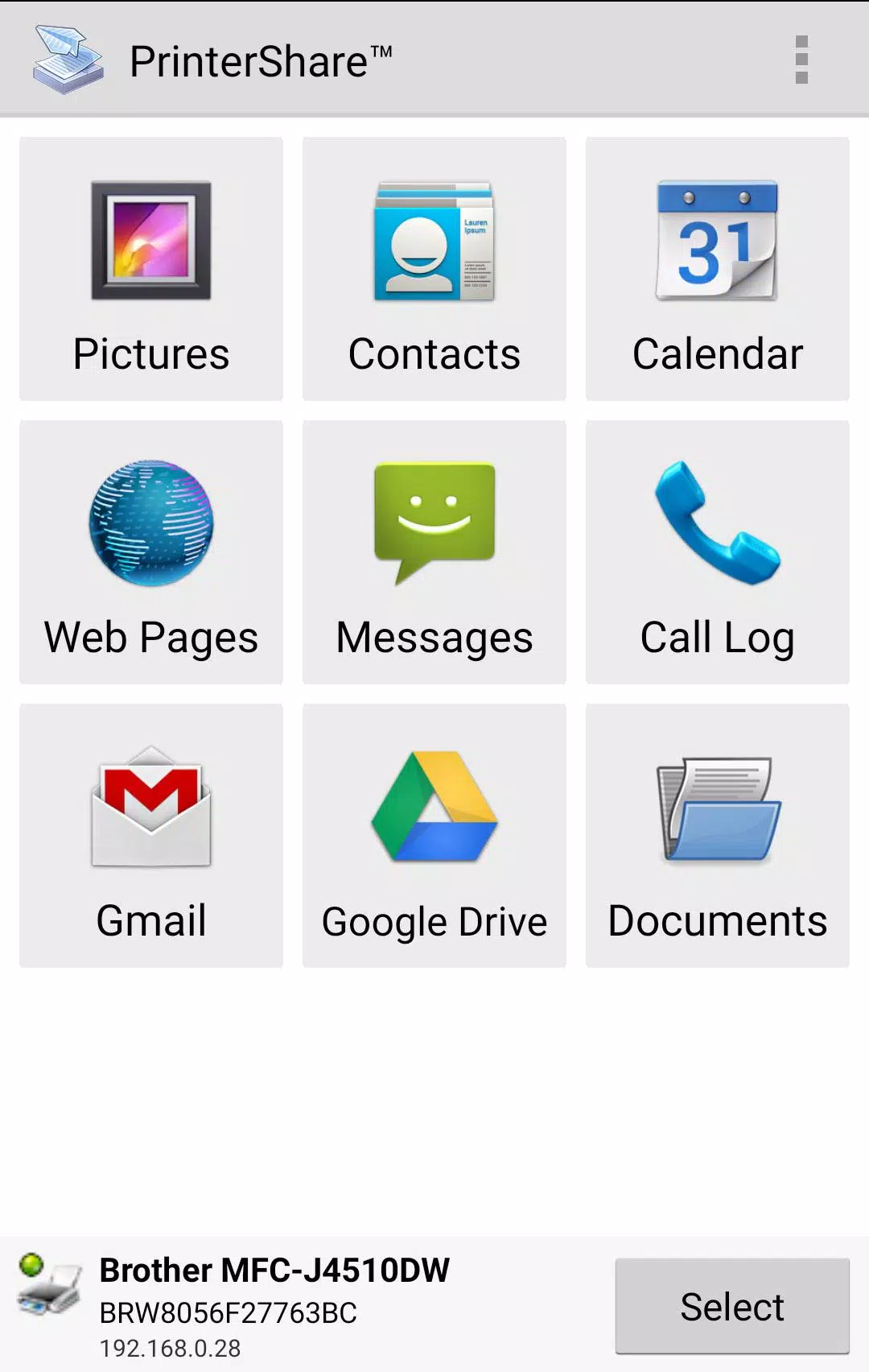 PrinterShare Impresión móvil Captura de pantalla 0