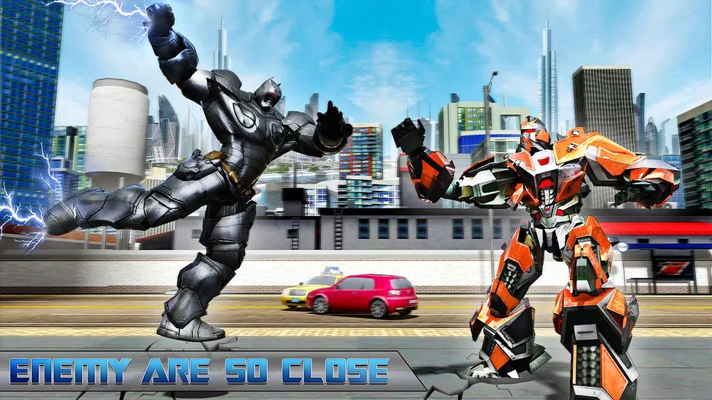 Flying Rope Hero Robot Fight Simulator ภาพหน้าจอ 3