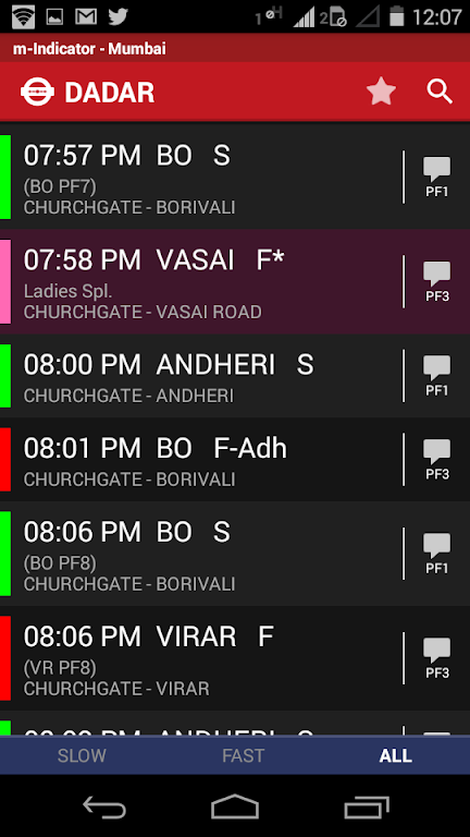 m-Indicator: Mumbai Local應用截圖第3張