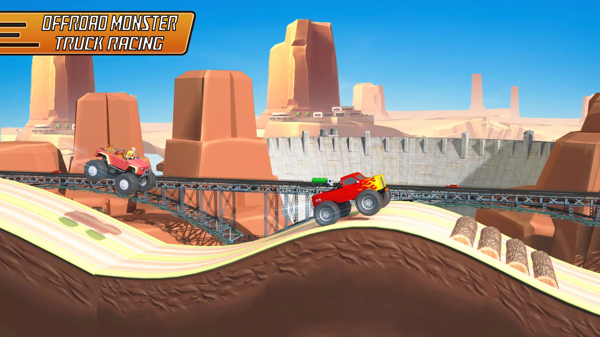 Uphill Racing - Hill Jump Game Captura de tela 0