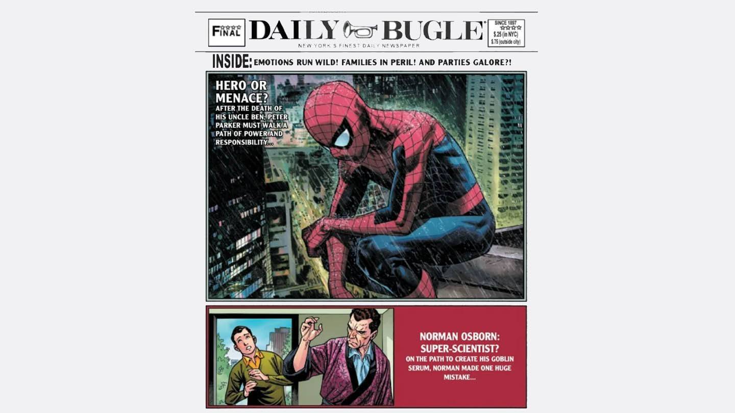 Shadow of the Green Goblin interior art