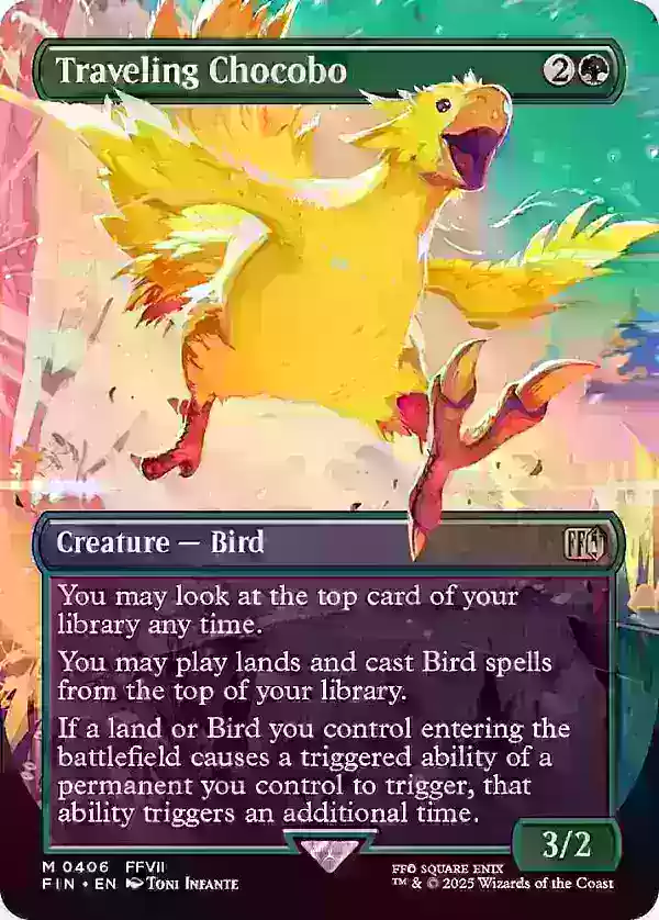 Chocobo voyageur (Sans bordure)