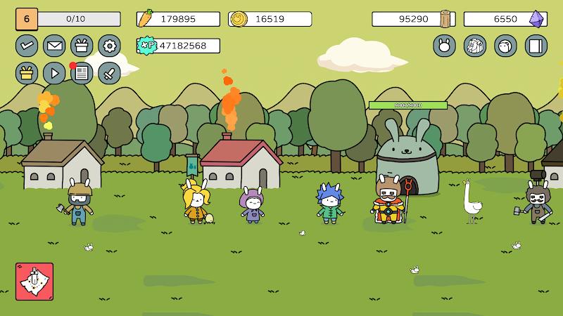 Battle! Bunny : Tower Defense ภาพหน้าจอ 0