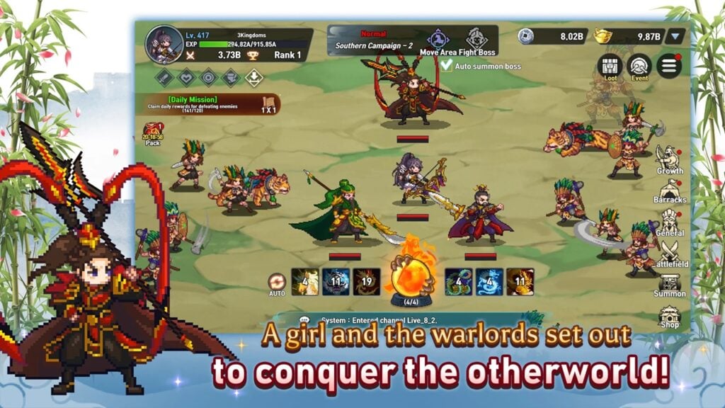 Lanzamiento del juego para Android Otherworld Three Kingdoms